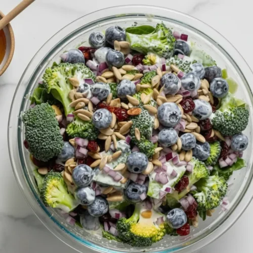 Broccoli Salad with Blueberries