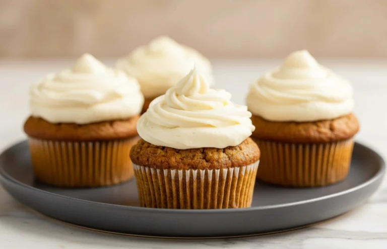 Carrot Cake Cupcakes with Cream Cheese Frosting