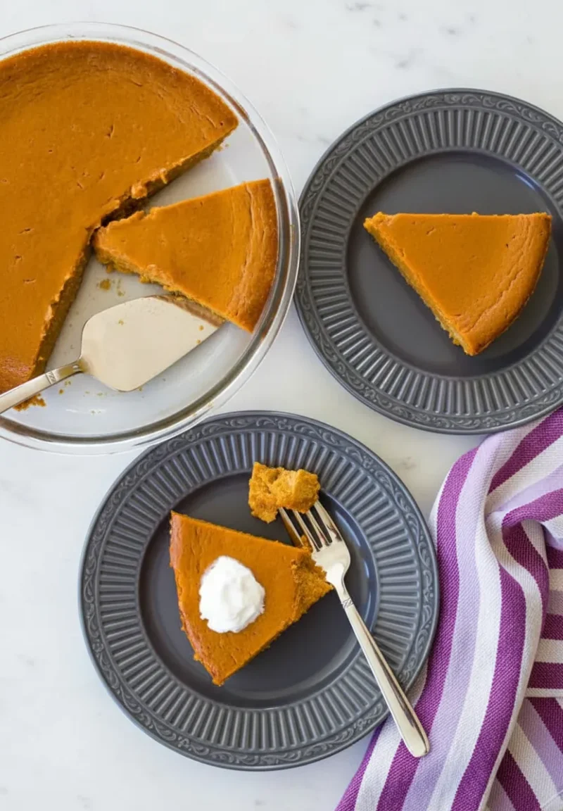 Crustless Pumpkin Pie
