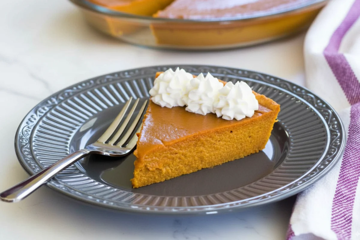 Crustless Pumpkin Pie