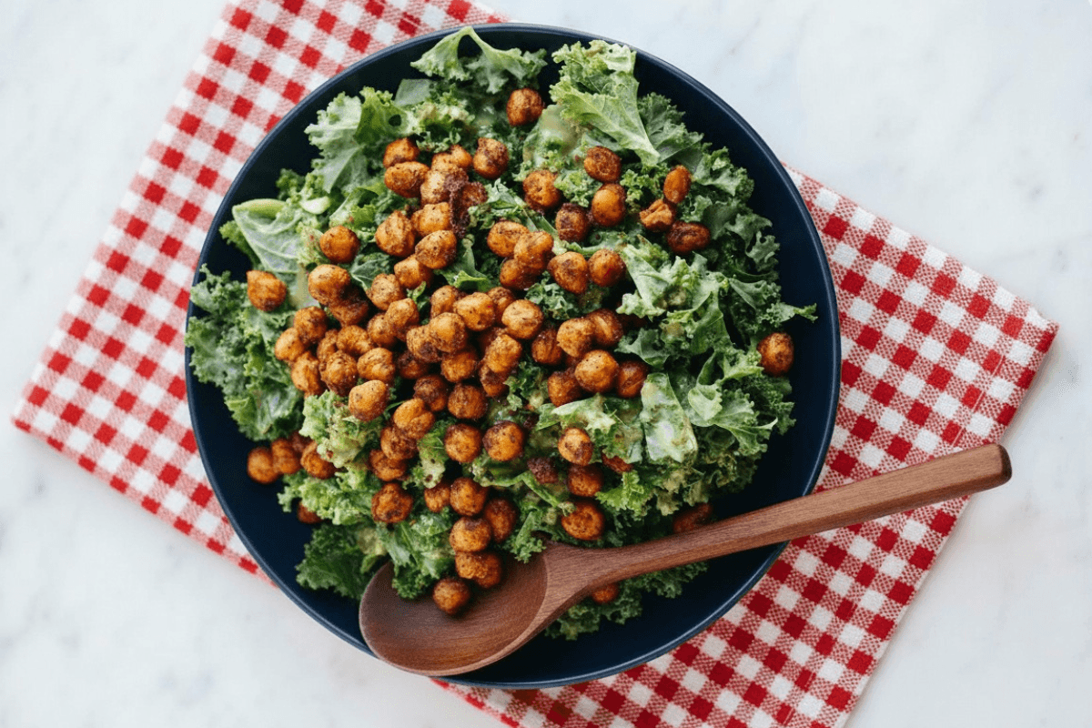 Kale Chickpea Salad