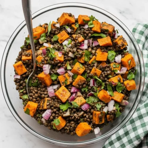 Lentil Sweet Potato Salad