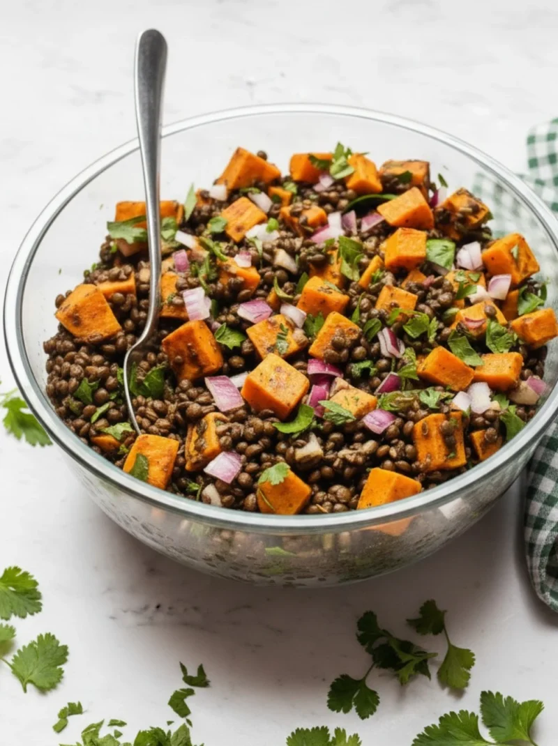 Lentil Sweet Potato Salad