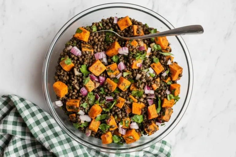 Lentil Sweet Potato Salad