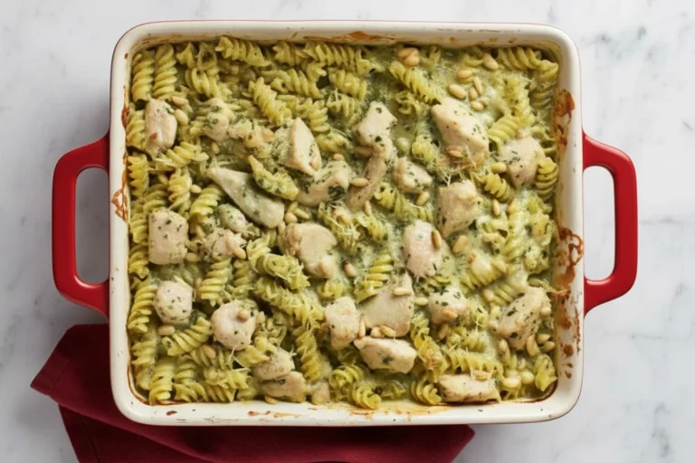 Pesto Chicken Pasta Bake