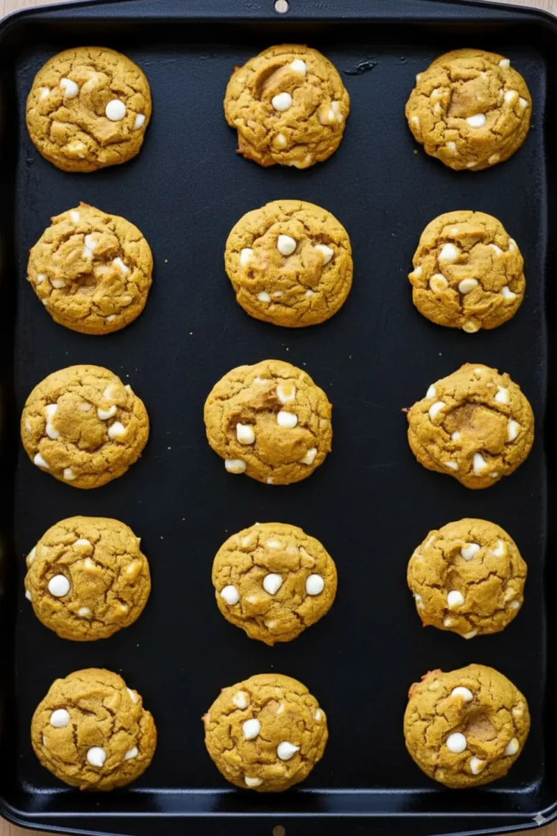 Pumpkin White Chocolate Chip Cookies