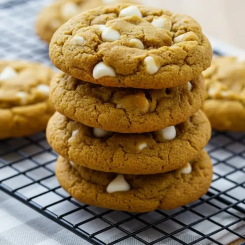 Pumpkin White Chocolate Chip Cookies