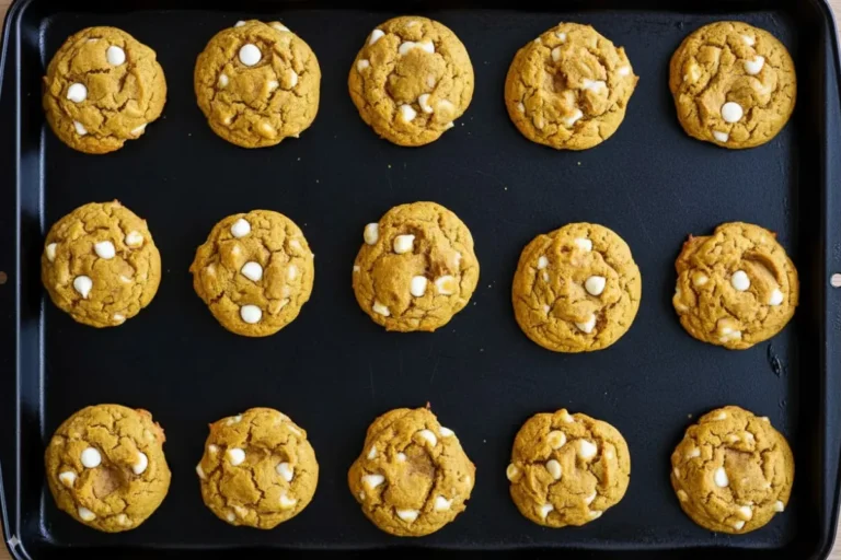 Pumpkin White Chocolate Chip Cookies