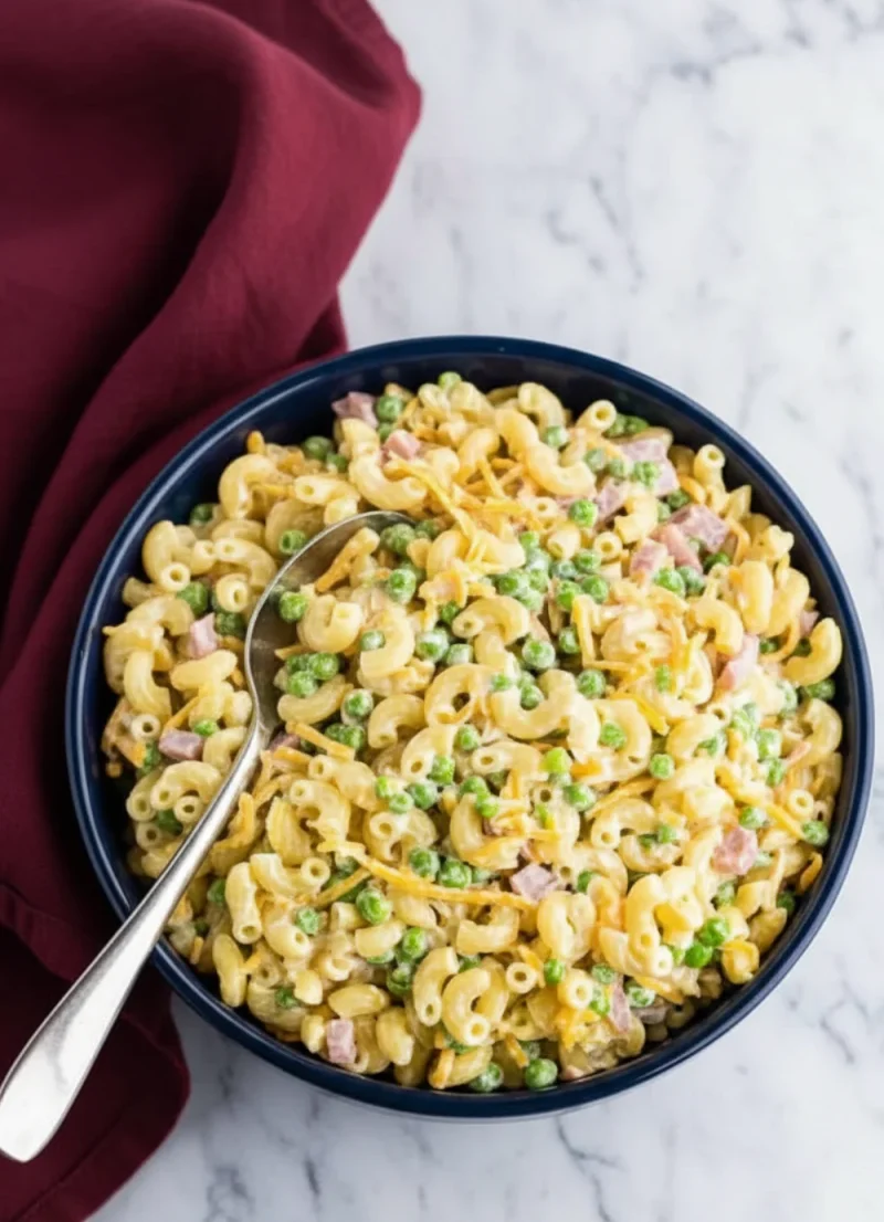 Macaroni Salad with Peas