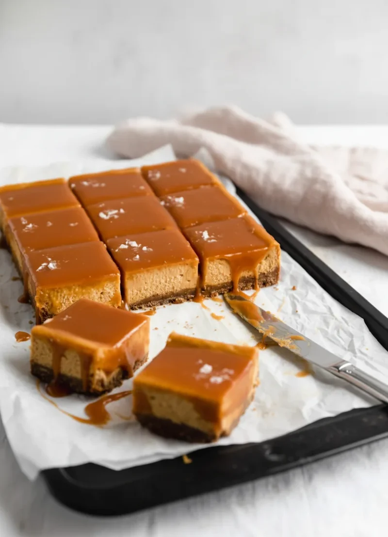 Salted Caramel Pumpkin Bars
