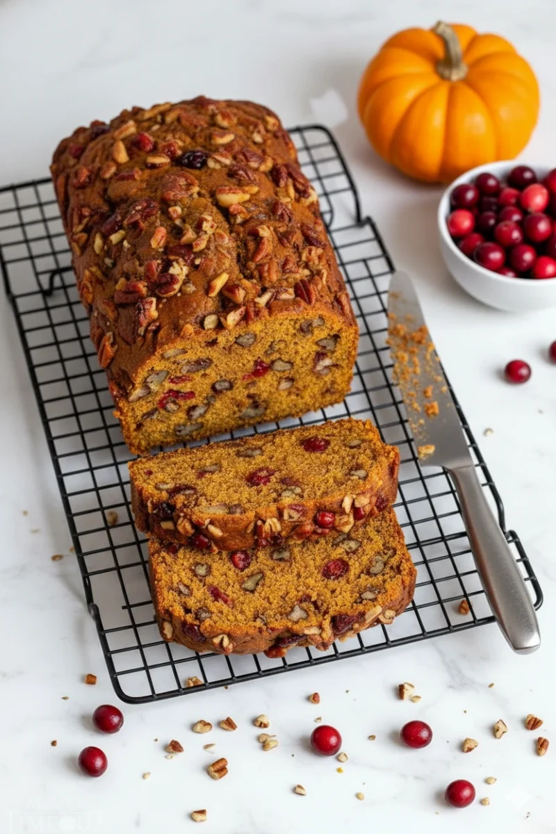 Cranberry Pecan Pumpkin Bread