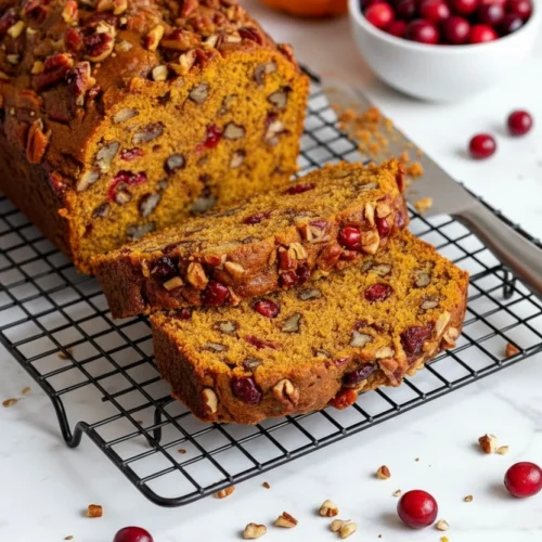 Cranberry Pecan Pumpkin Bread