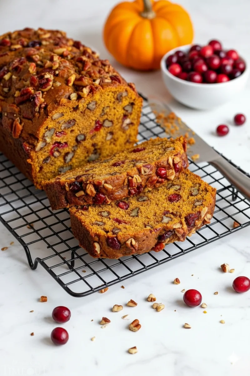 Cranberry Pecan Pumpkin Bread