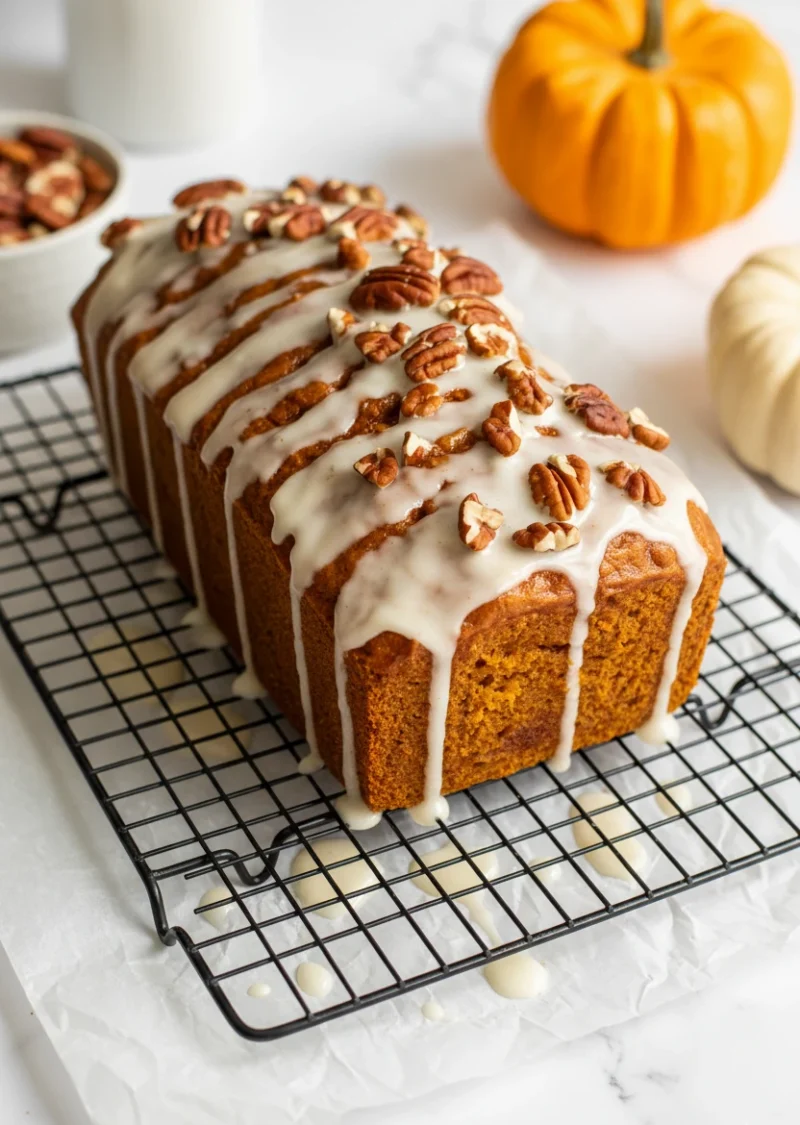 Maple Pecan Pumpkin Bread