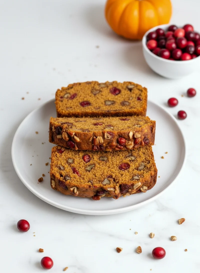 Cranberry Pecan Pumpkin Bread