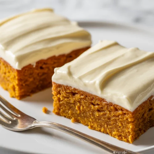 Pumpkin Bars with Cream Cheese Frosting
