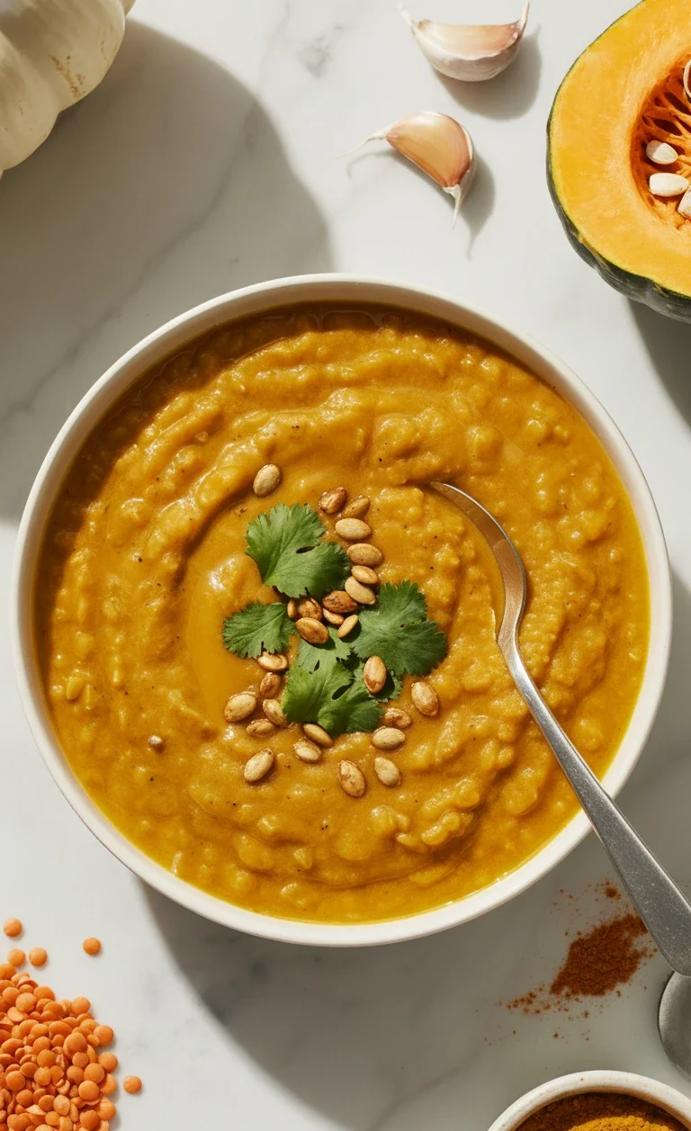 Pumpkin Lentil Soup