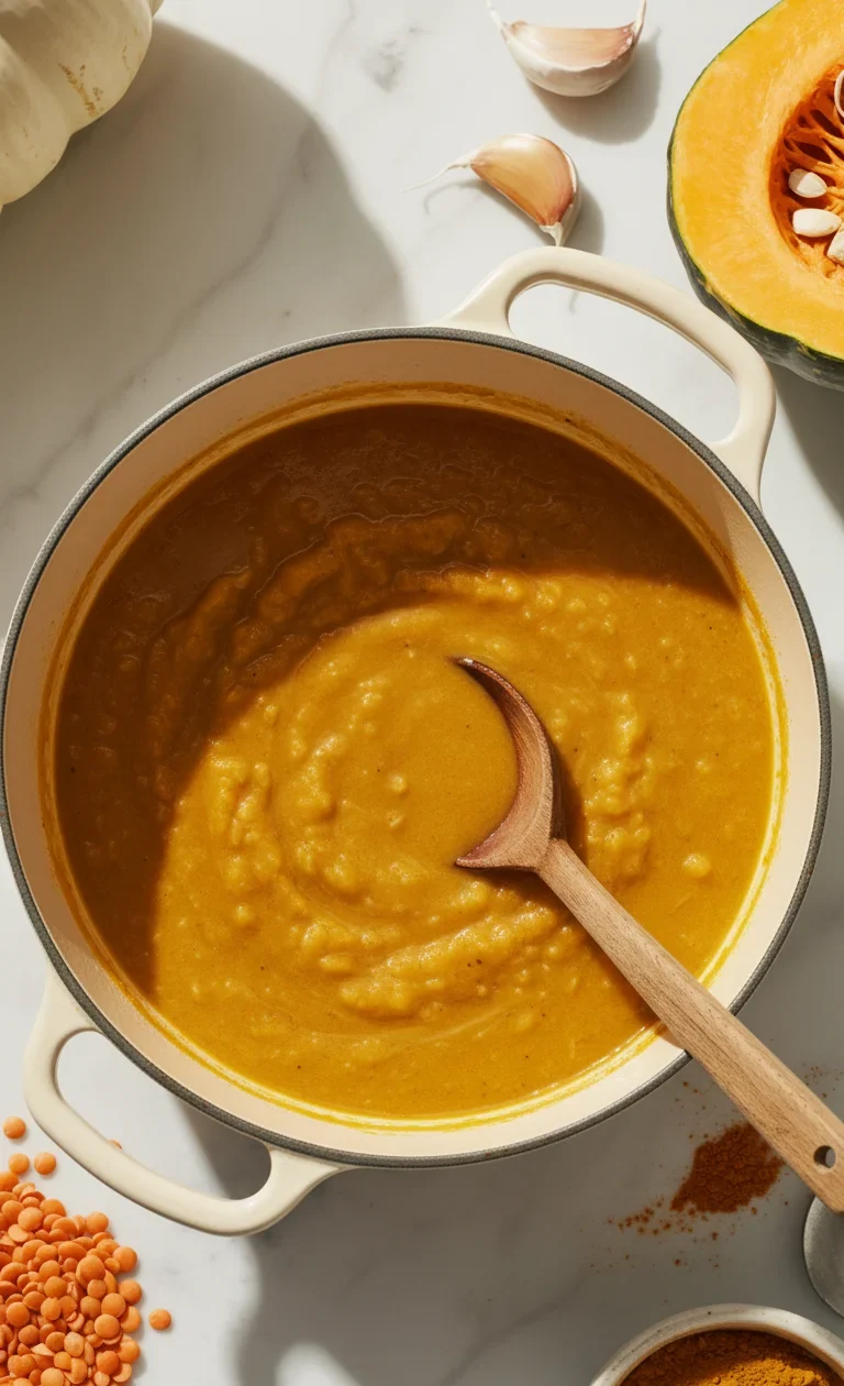Pumpkin Lentil Soup