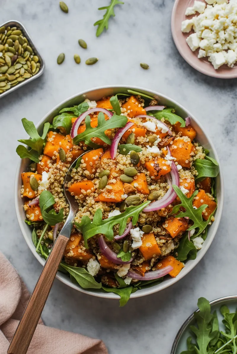 Roasted Pumpkin Quinoa Salad