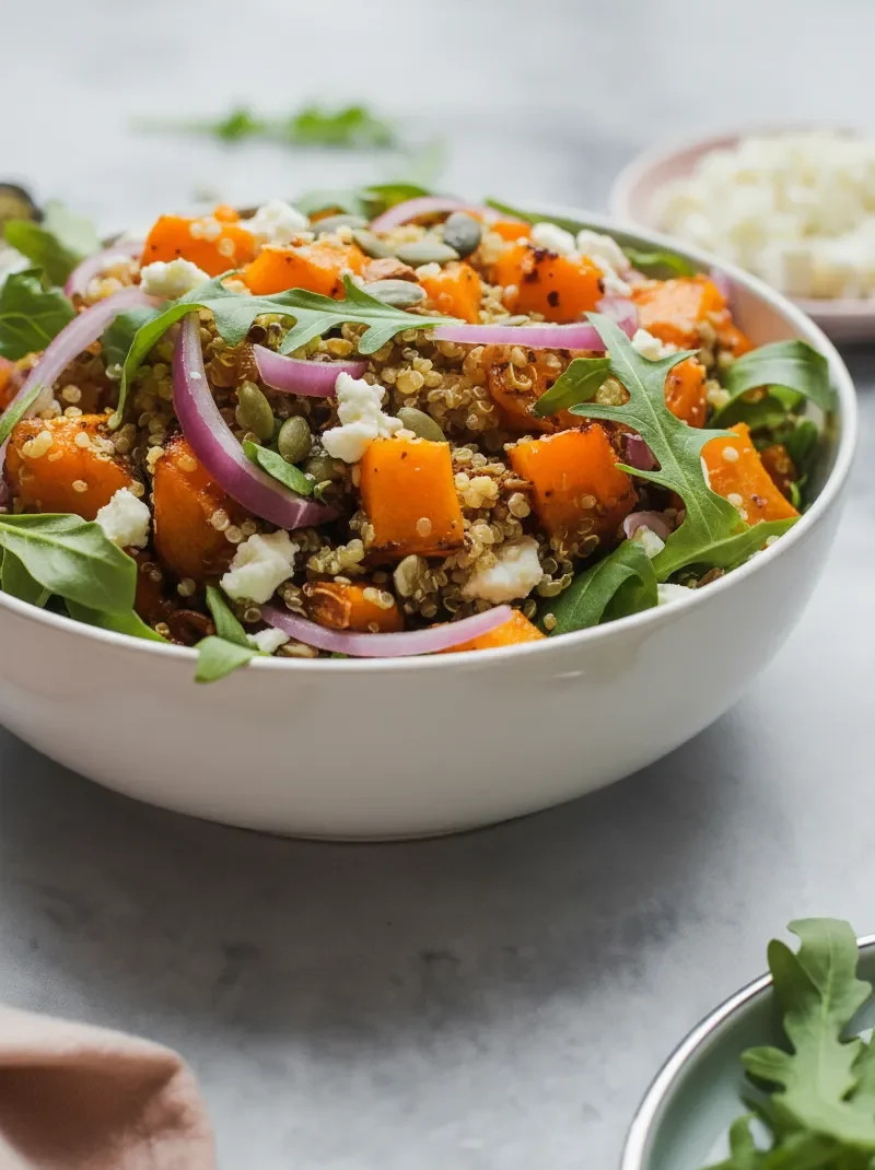 Roasted Pumpkin Quinoa Salad