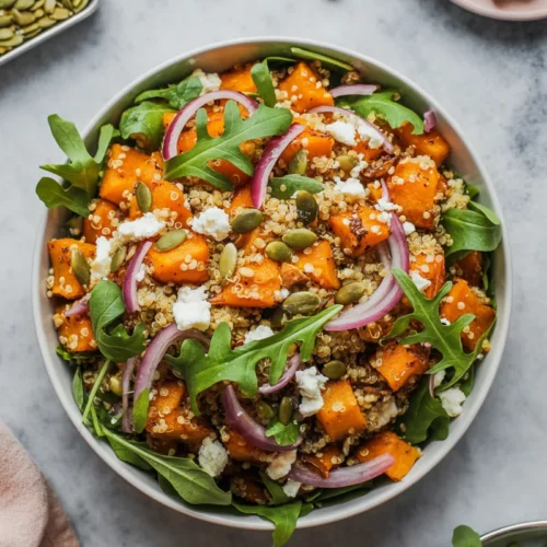 Roasted Pumpkin Quinoa Salad