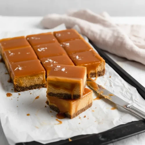 Salted Caramel Pumpkin Bars