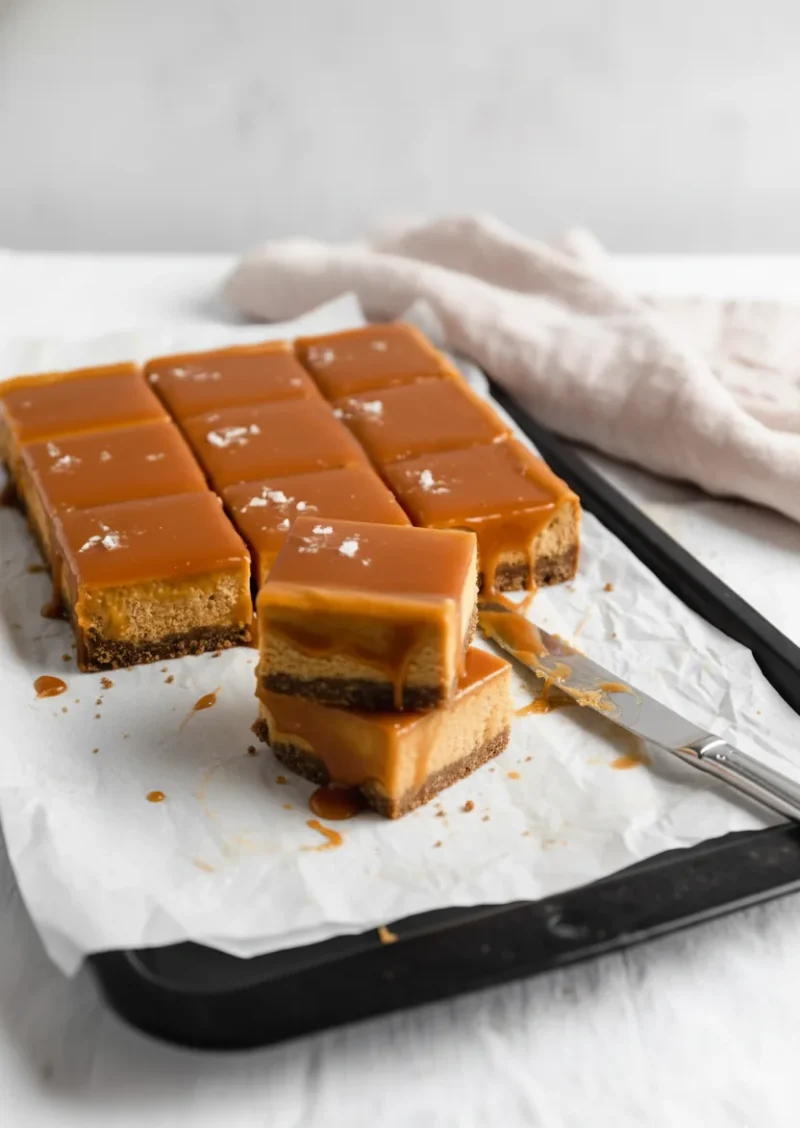 Salted Caramel Pumpkin Bars