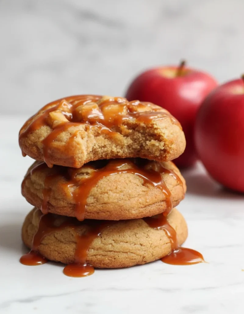 Caramel Apple Cookies