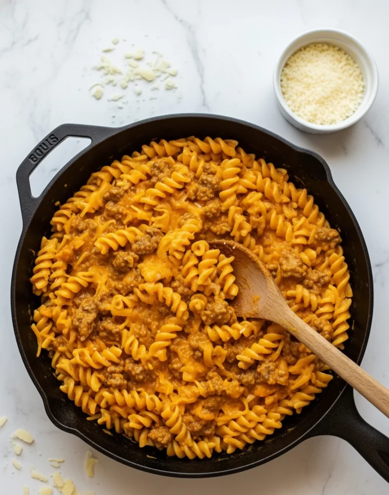 Butternut Squash Beef Pasta