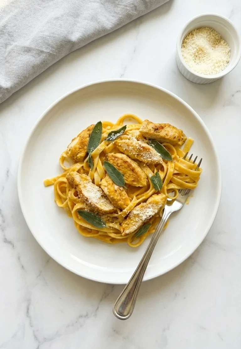 Butternut Squash Pasta with Chicken