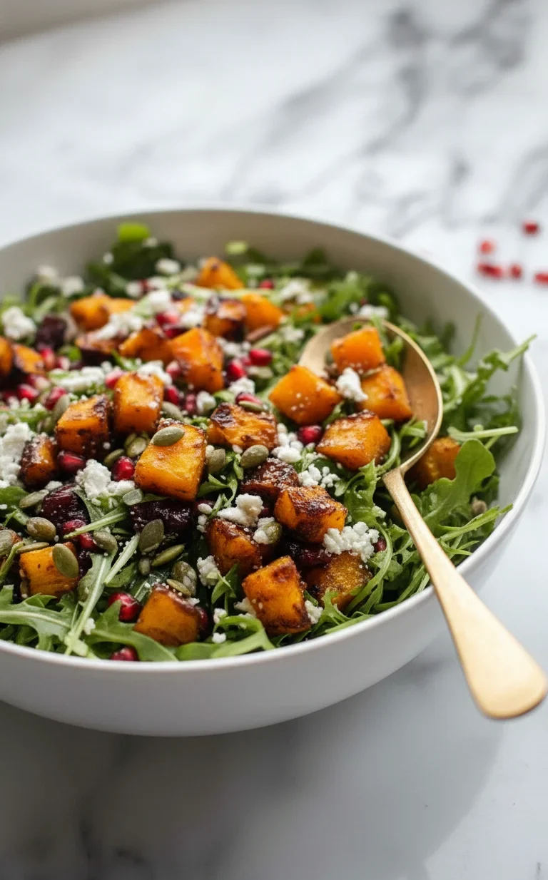 Arugula Butternut Squash Salad