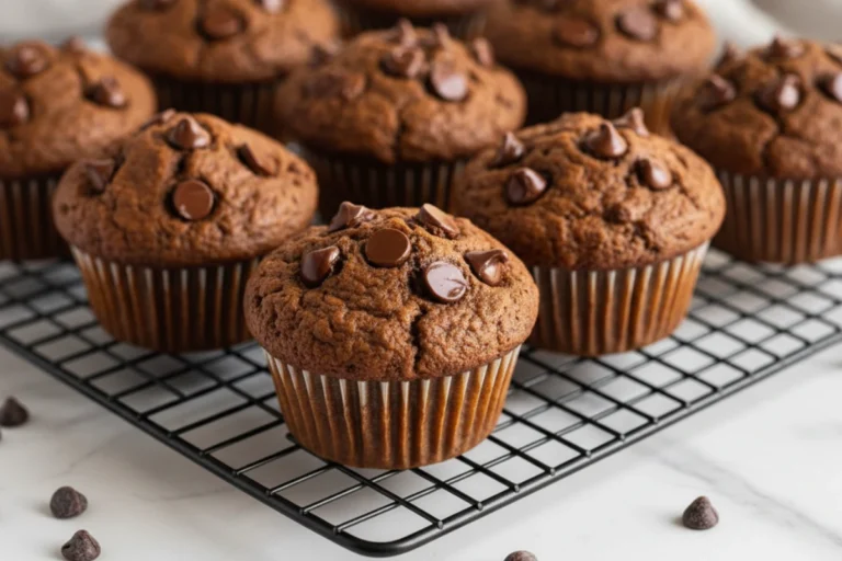 Chocolate Pumpkin Muffins