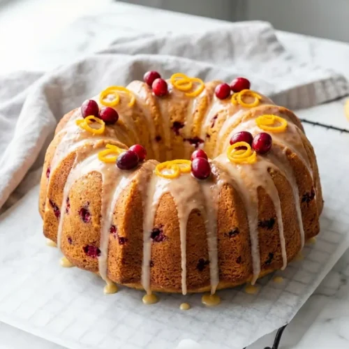 Cranberry Pound Cake