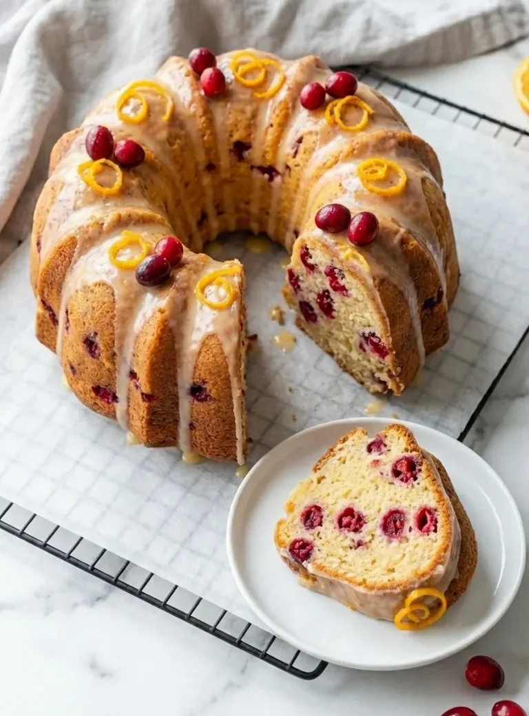 Cranberry Pound Cake