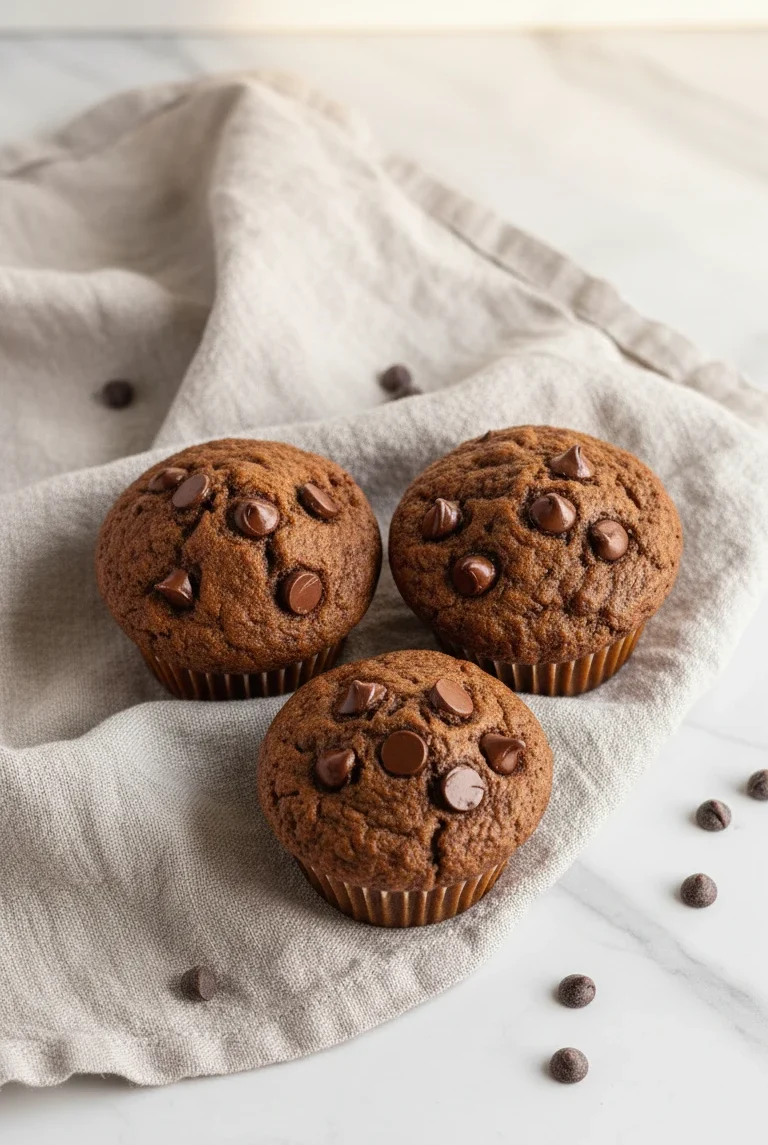 Chocolate Pumpkin Muffins