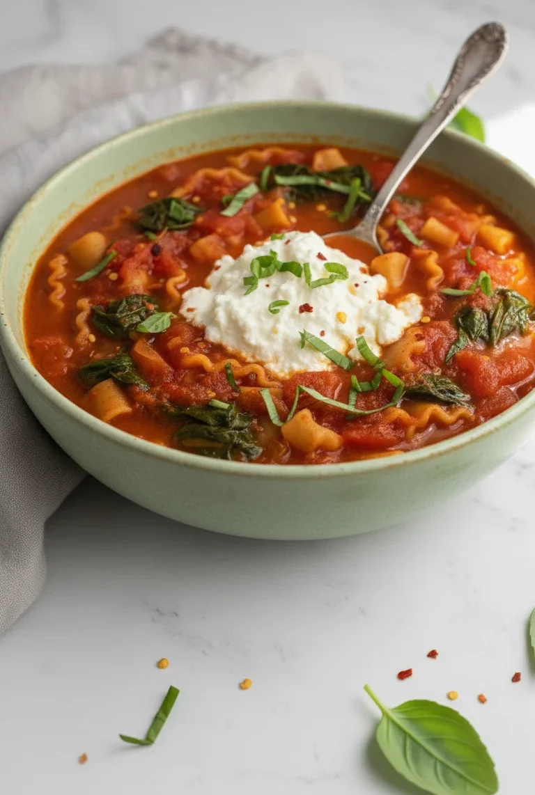Vegan Lasagna Soup