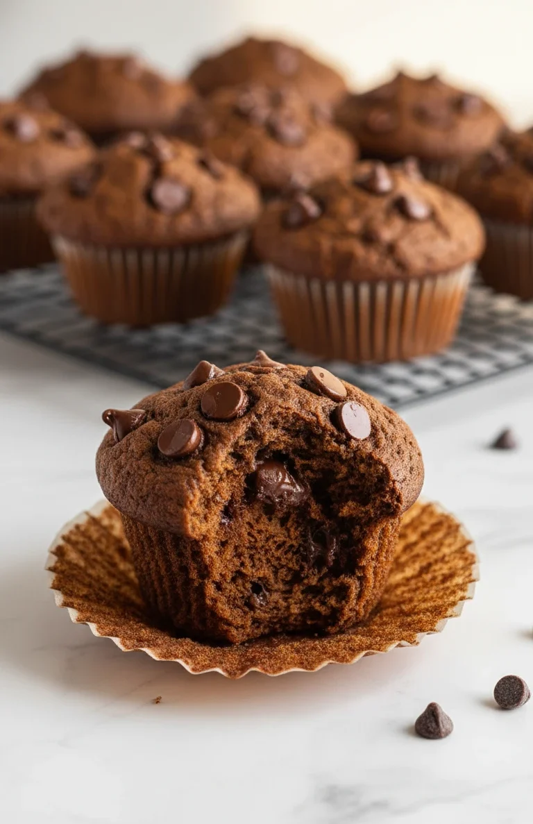 Chocolate Pumpkin Muffins