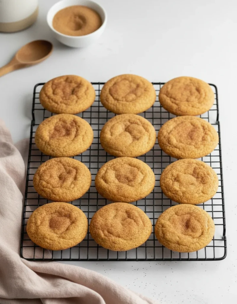 Pumpkin Snickerdoodle Cookies