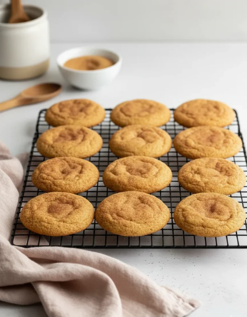 Pumpkin Snickerdoodle Cookies