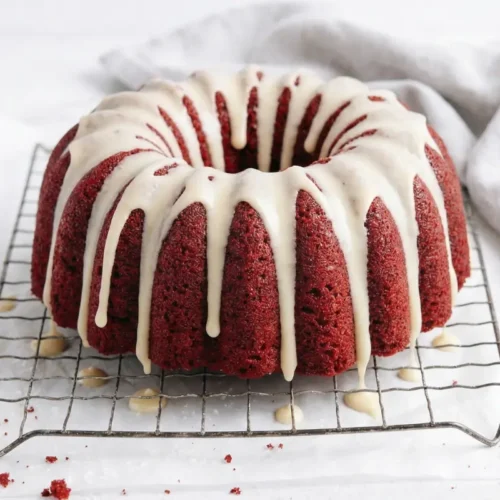 Red Velvet Bundt Cake: Holiday Party Favorite