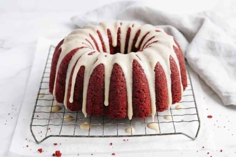 Red Velvet Bundt Cake: Holiday Party Favorite