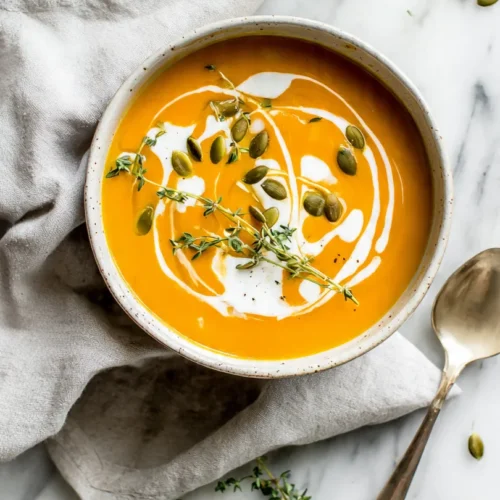 Acorn Squash Soup with Coconut Milk
