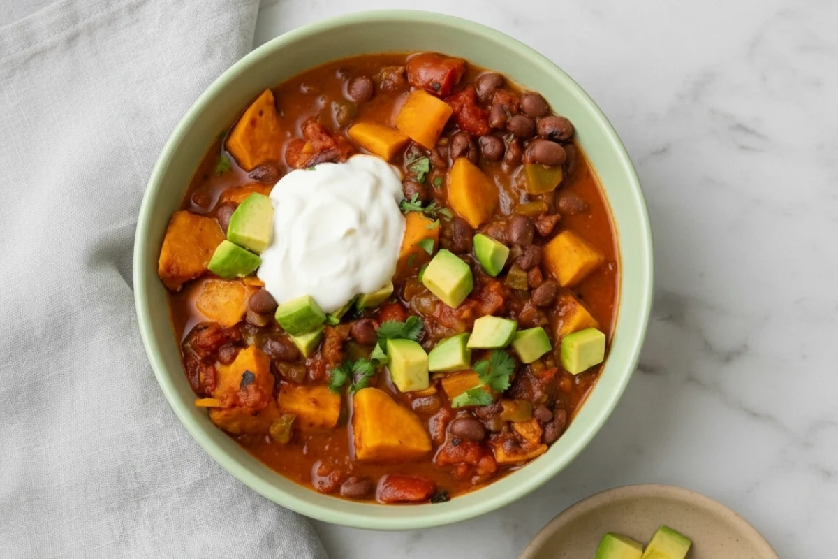 Sweet Potato Chili: Veggie-Loaded Crowd Pleaser