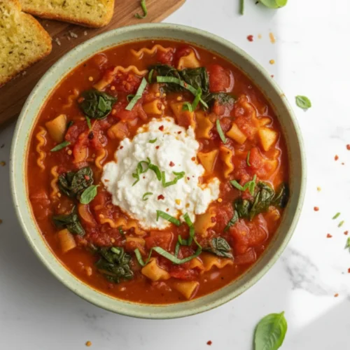 Vegan Lasagna Soup