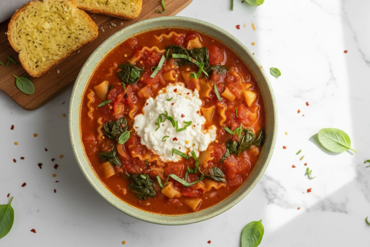Vegan Lasagna Soup