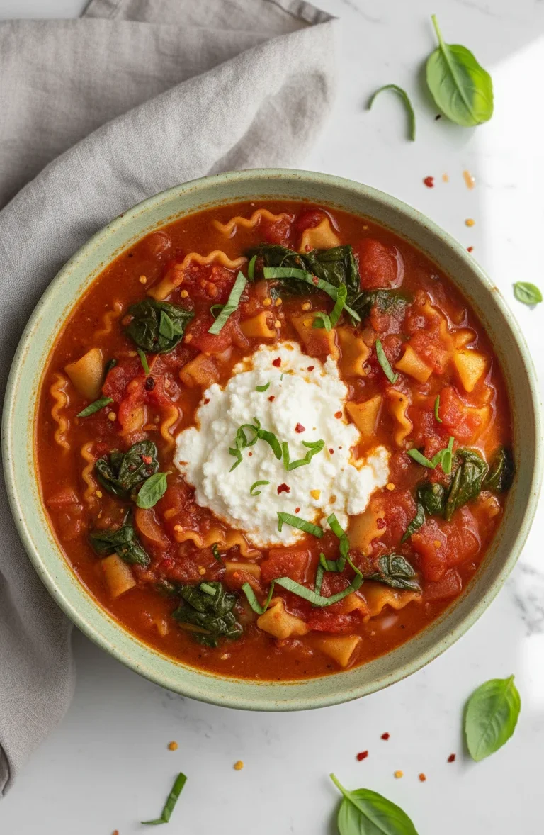 Vegan Lasagna Soup