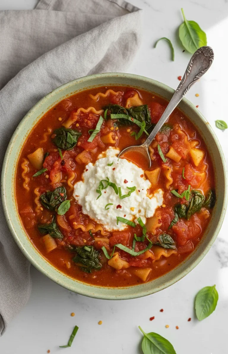 Vegan Lasagna Soup