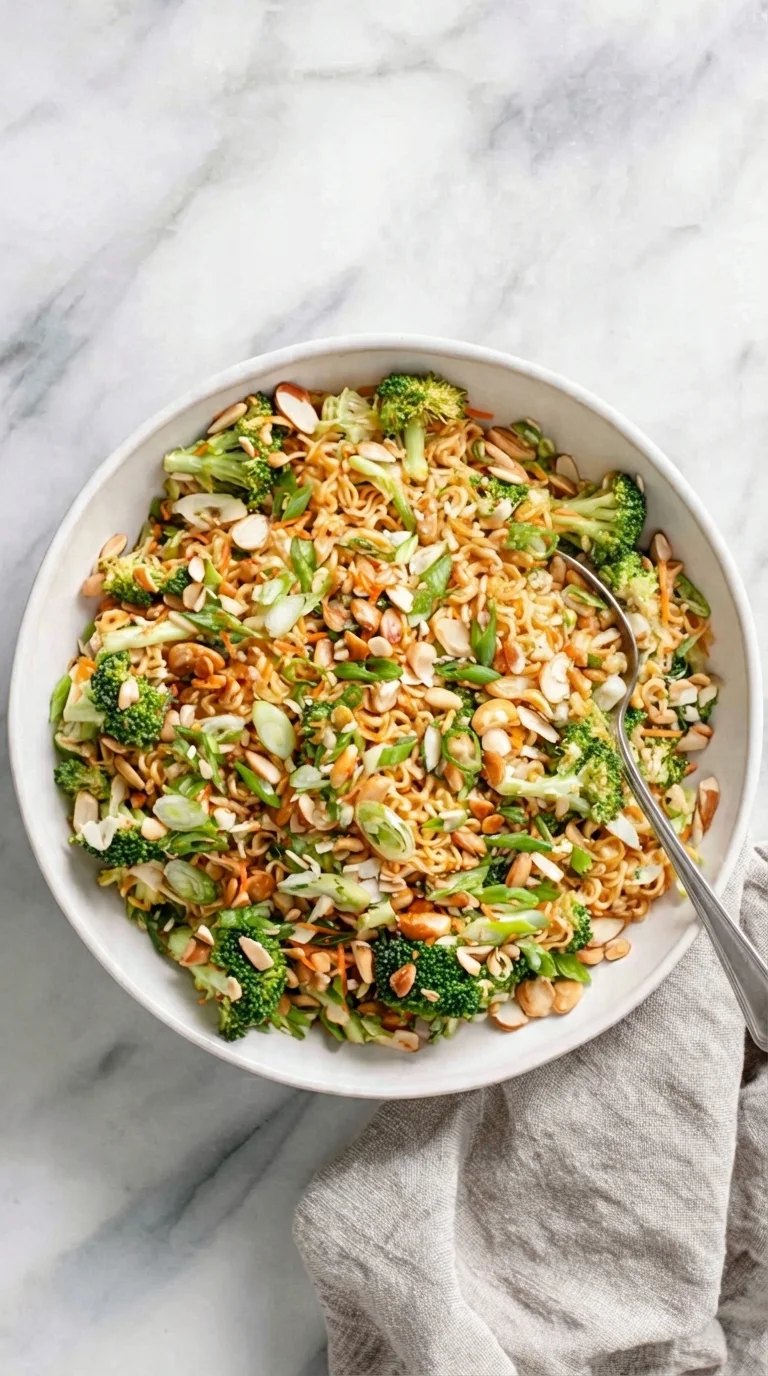 Broccoli Ramen Noodle Salad r