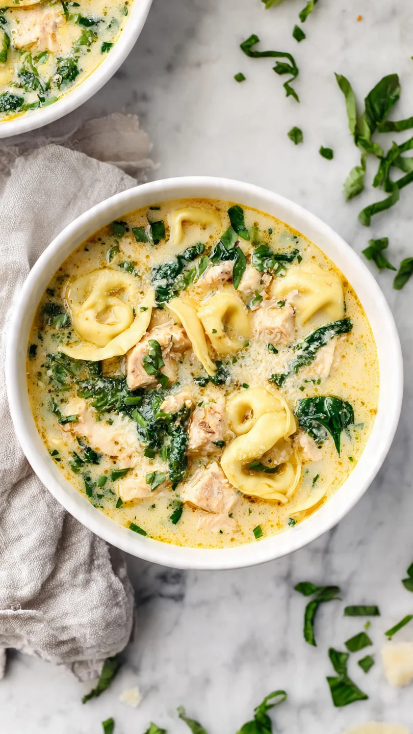 Chicken Tortellini Soup