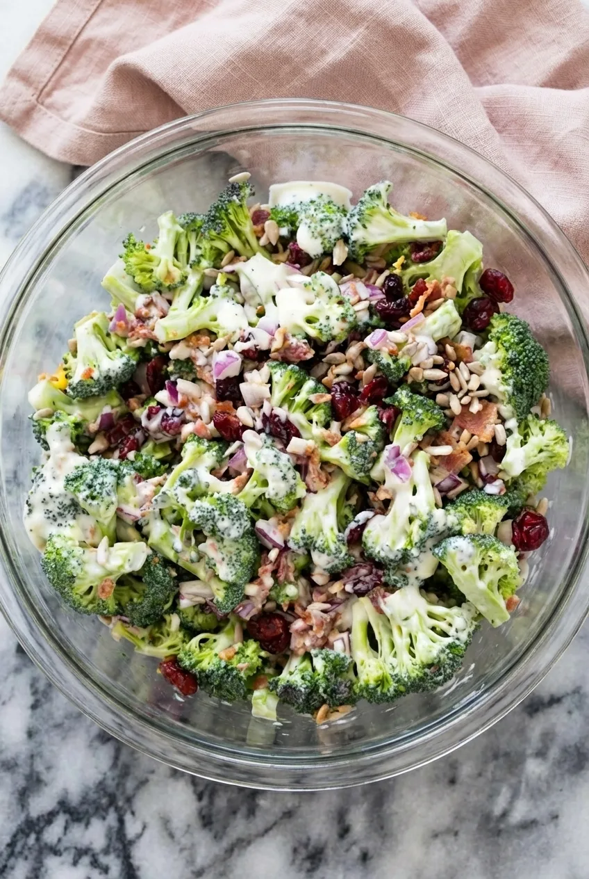 Christmas Broccoli Salad